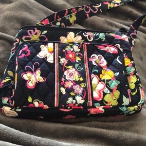 Vera Bradley “ribbons” little hipster crossbody